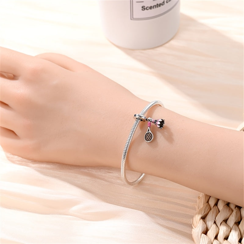 Sølvbelagt ketsjervedhæng