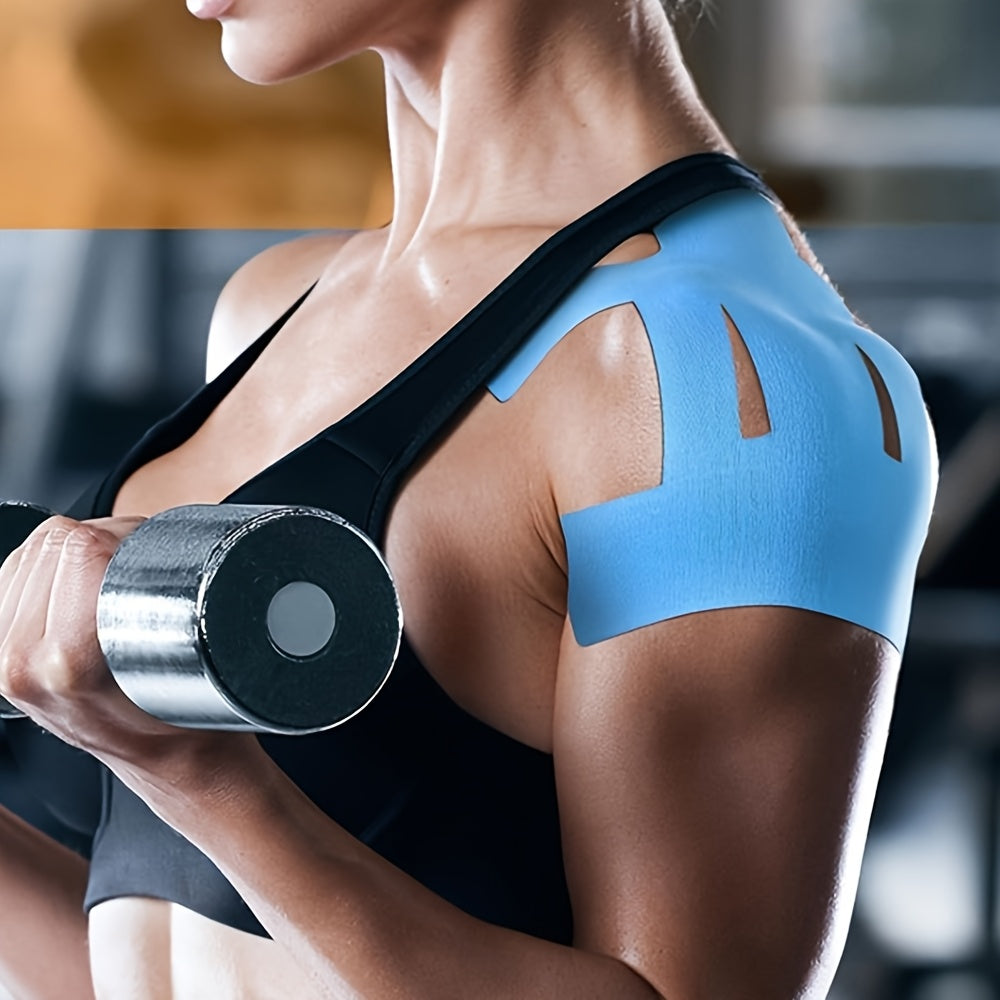 10 stk. Kinesiologitape til skulderen -Blå