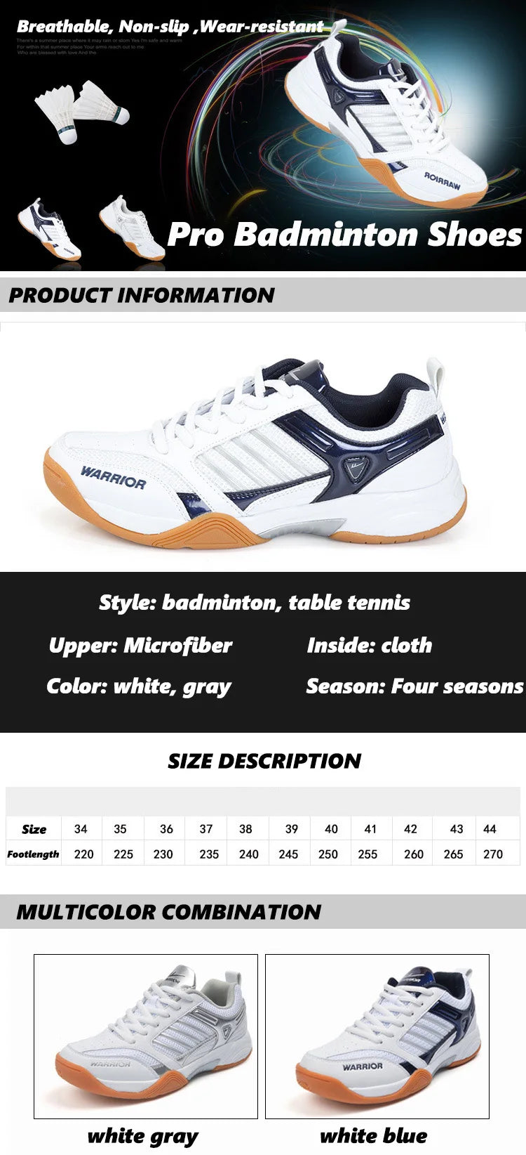 Kumpoo Unisex Badminton SKO