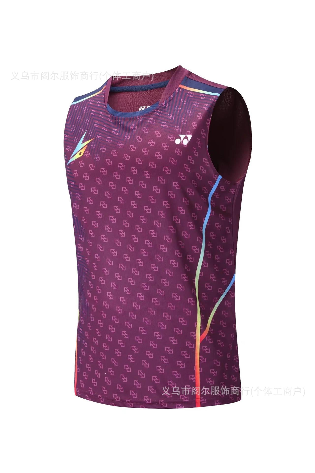 Sleeveless badminton jersey-Men