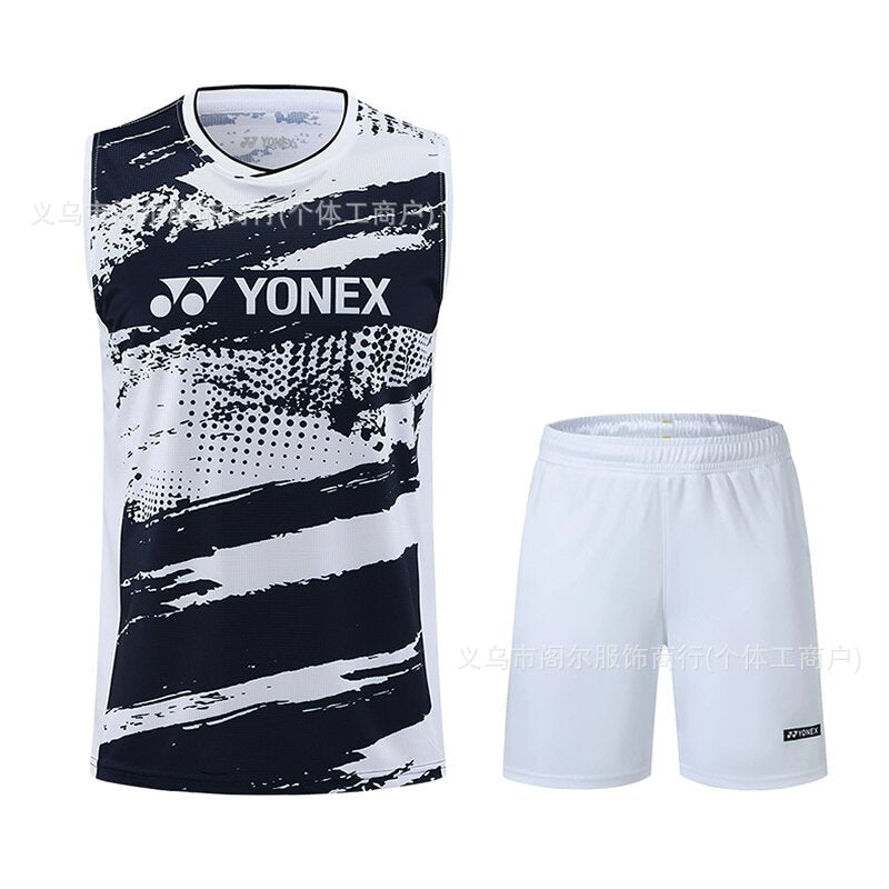 Sleeveless badminton jersey-Men