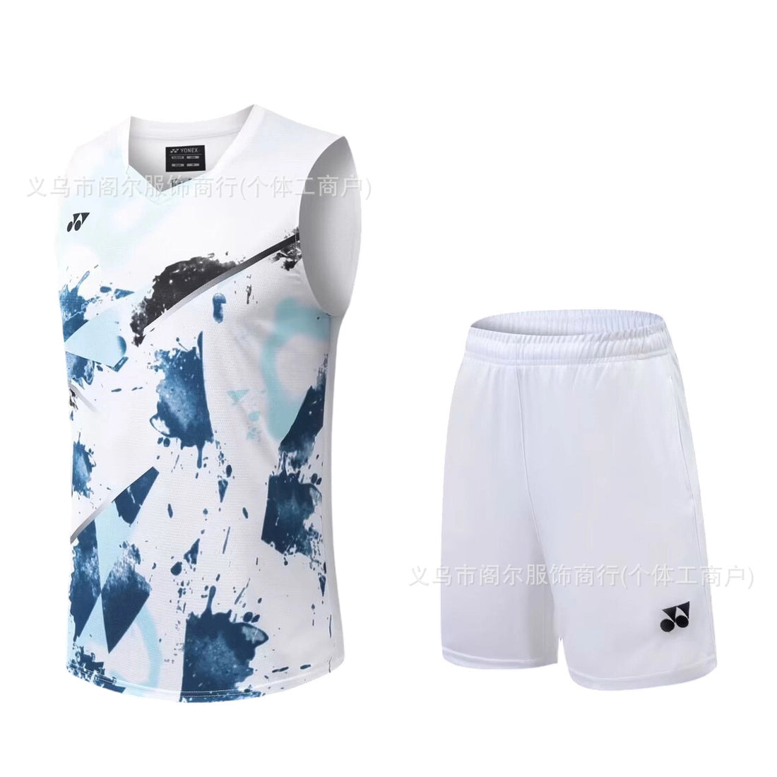 Sleeveless badminton jersey-Men