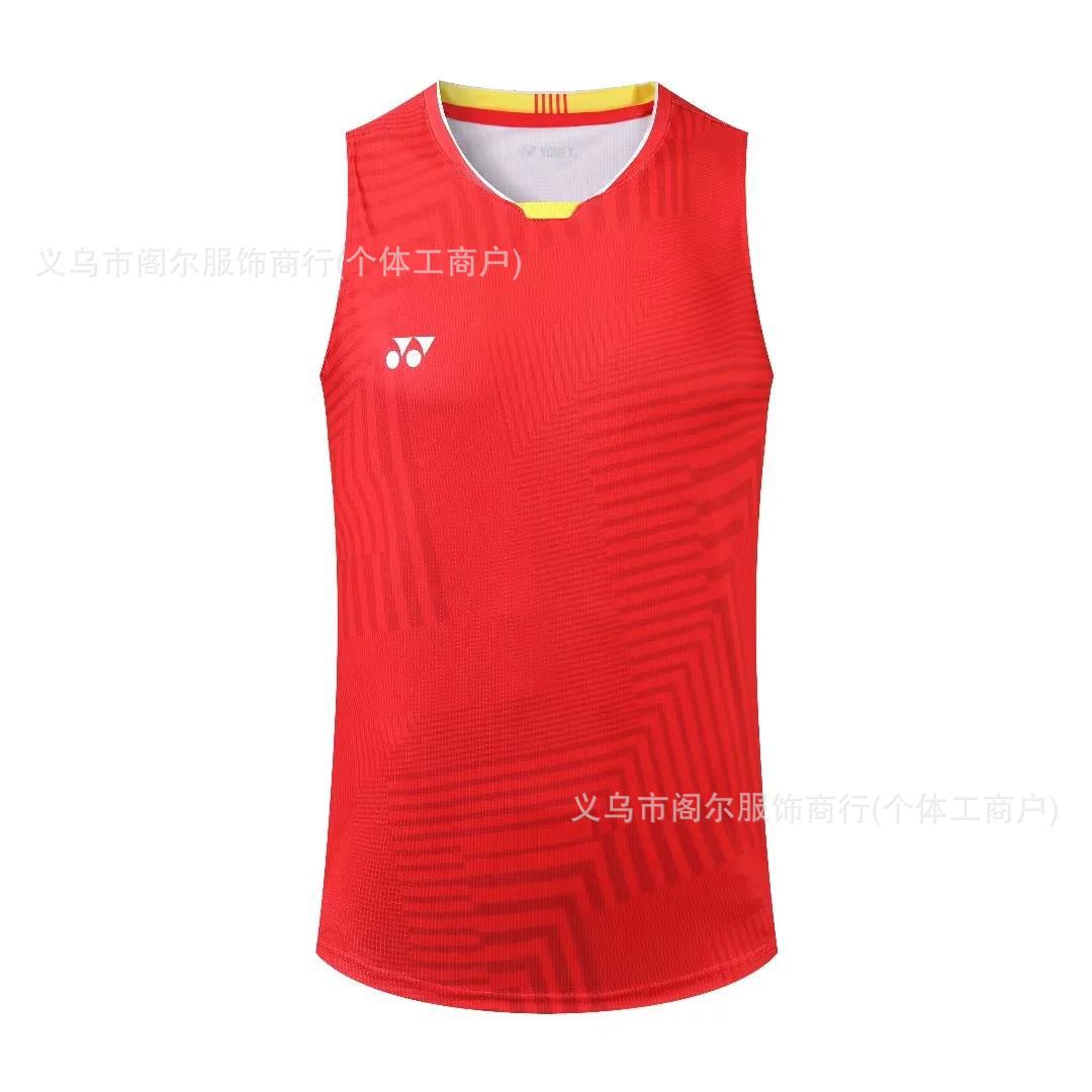 Sleeveless badminton jersey-Men