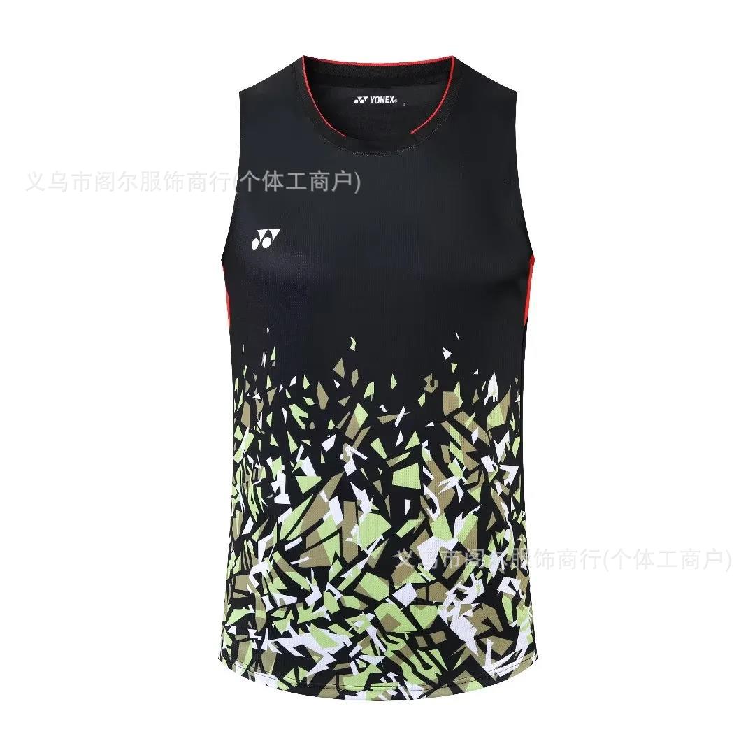 Sleeveless badminton jersey-Men