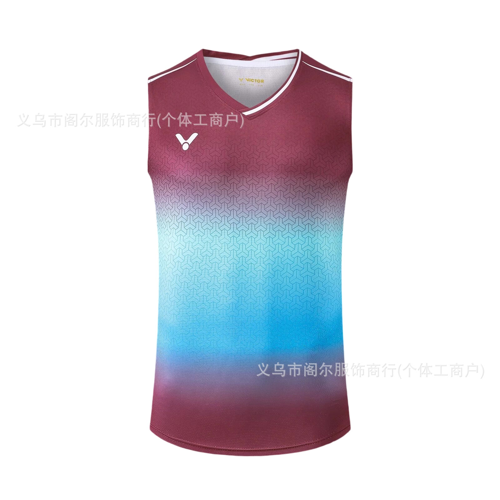victor sleeveless badminton T shirt for Men