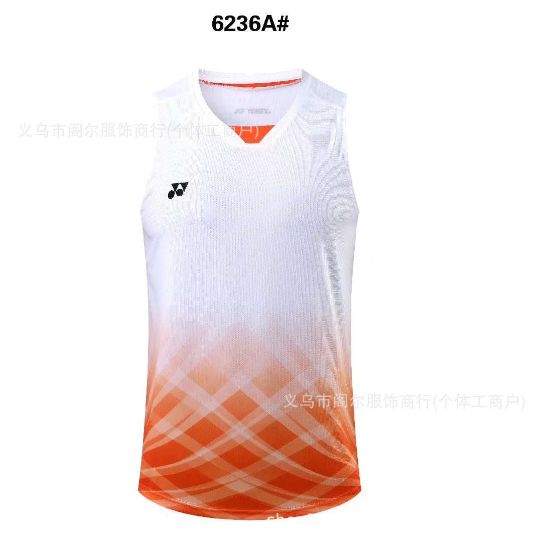Sleeveless badminton jersey-Men