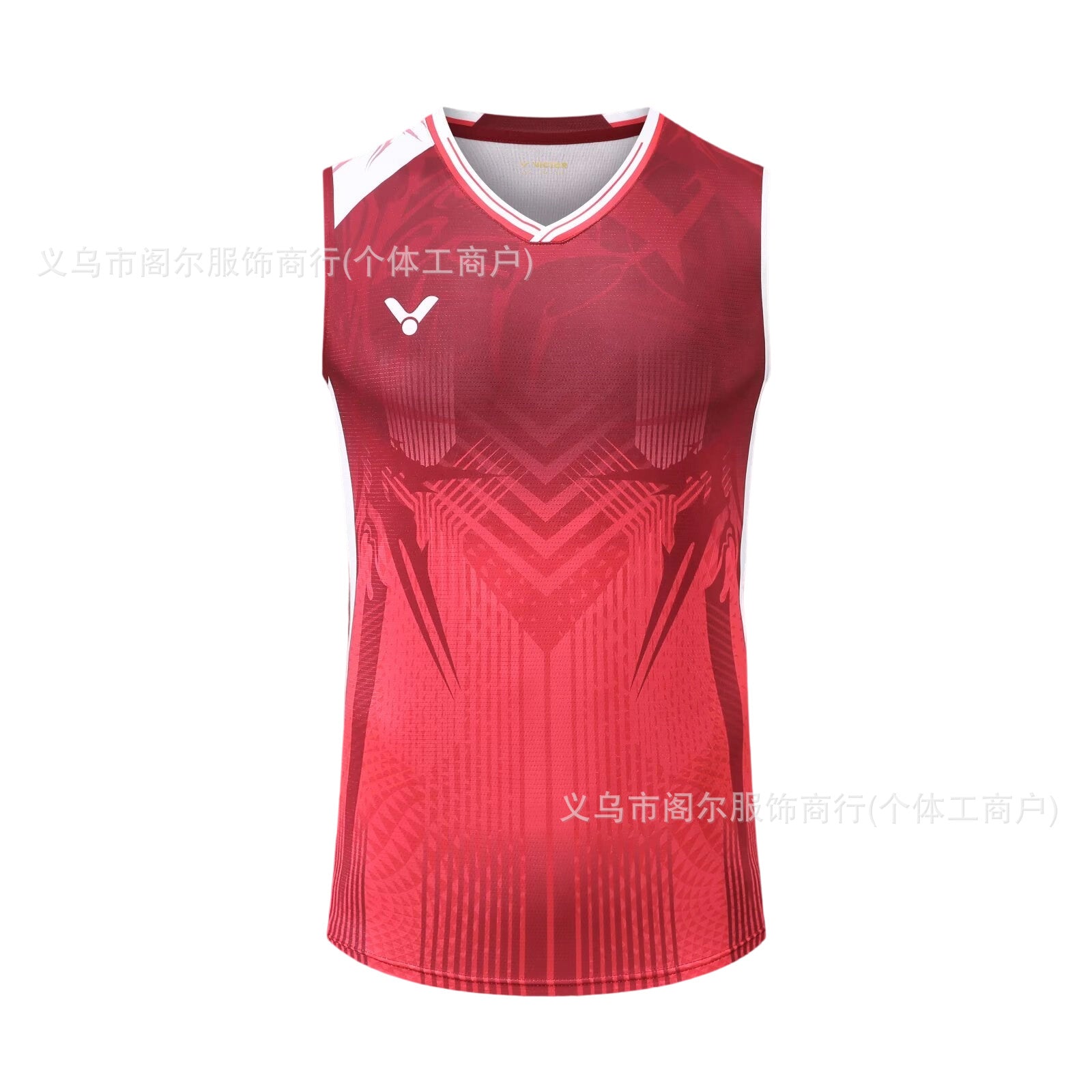 victor sleeveless badminton T shirt for Men