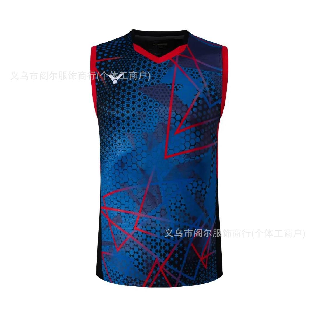 victor sleeveless badminton T shirt for Men