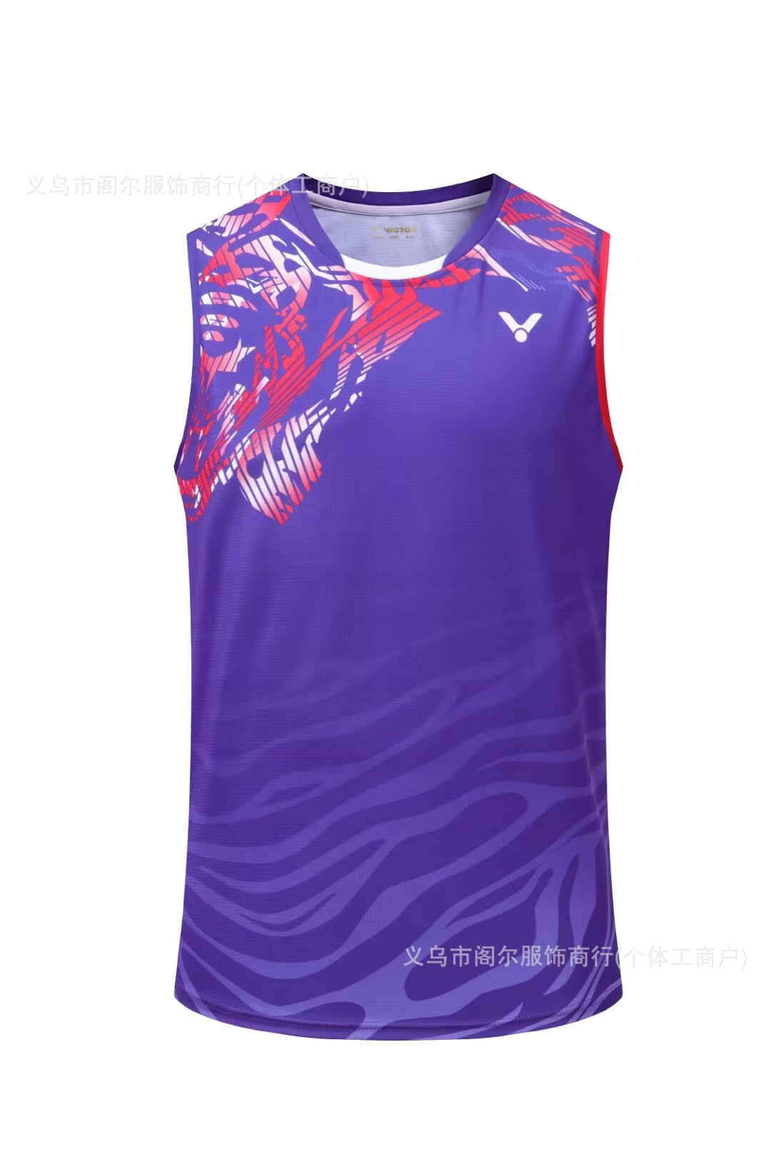 victor sleeveless badminton T shirt for Men