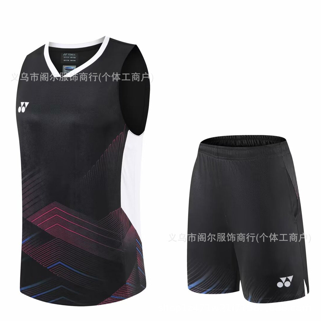 Sleeveless badminton jersey-Men