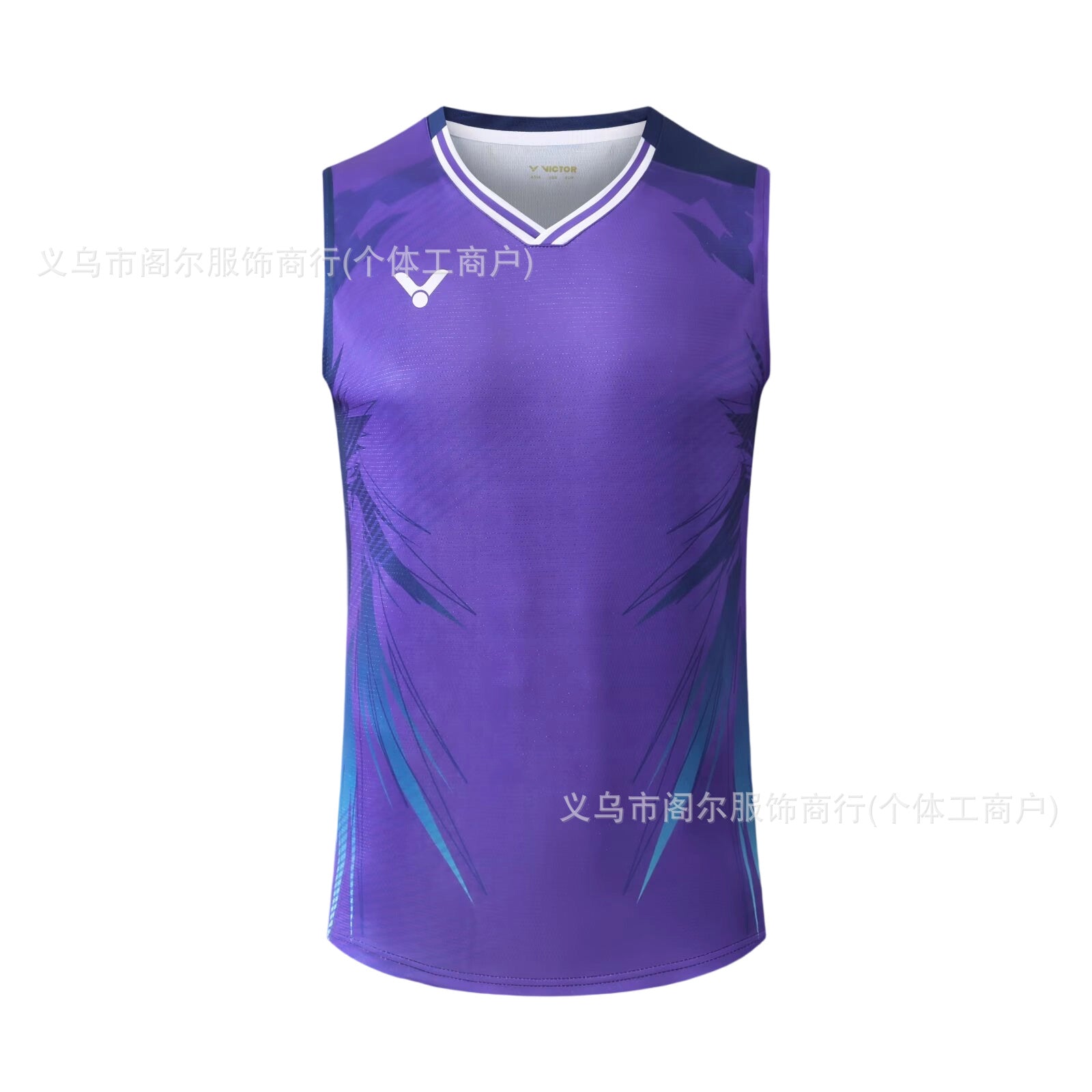 victor sleeveless badminton T shirt for Men