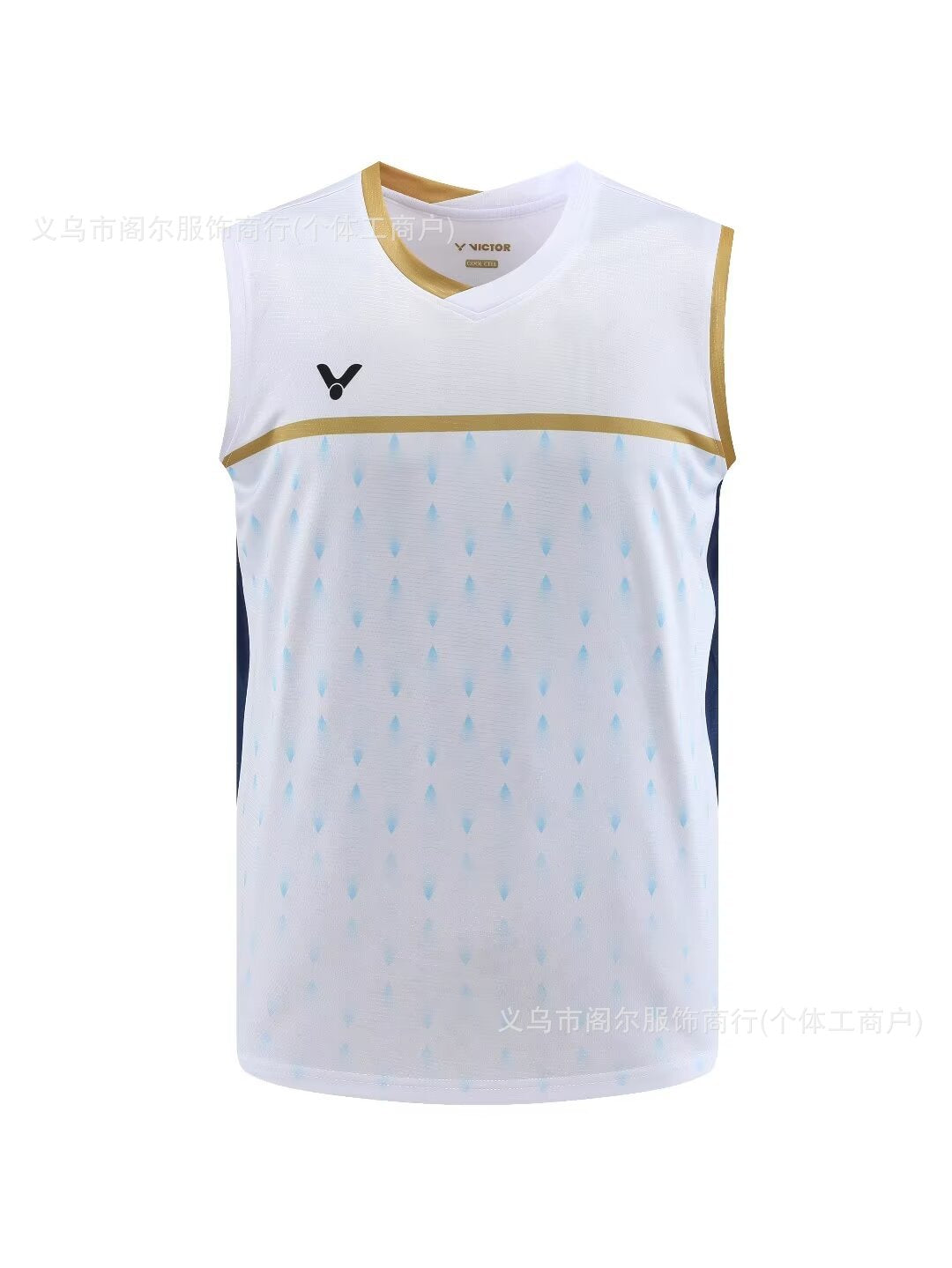 victor sleeveless badminton T shirt for Men