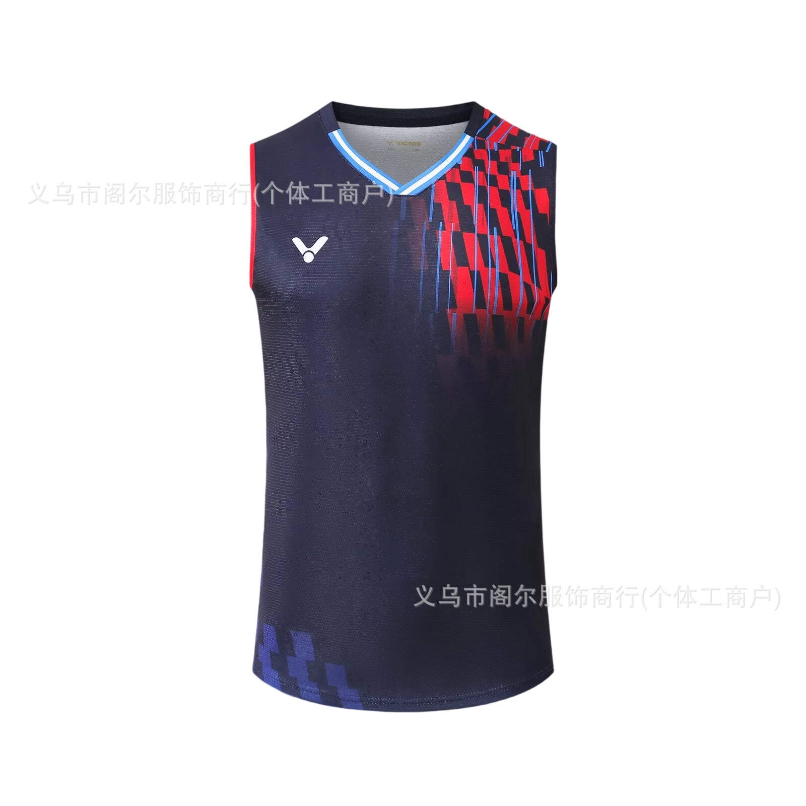 victor sleeveless badminton T shirt for Men