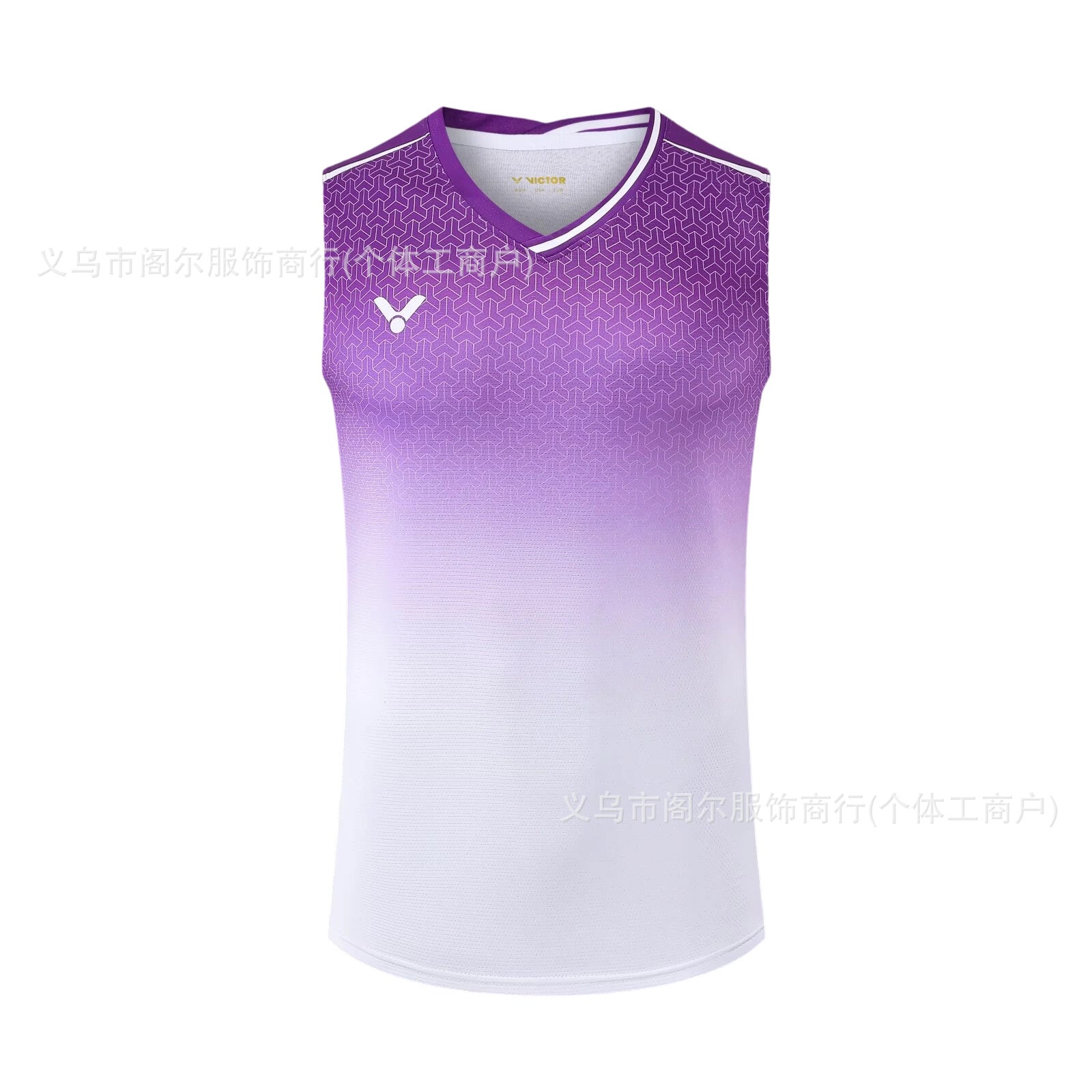 victor sleeveless badminton T shirt for Men