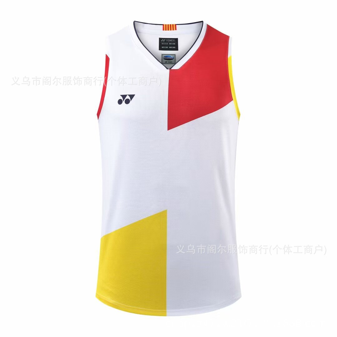 Sleeveless badminton jersey-Men
