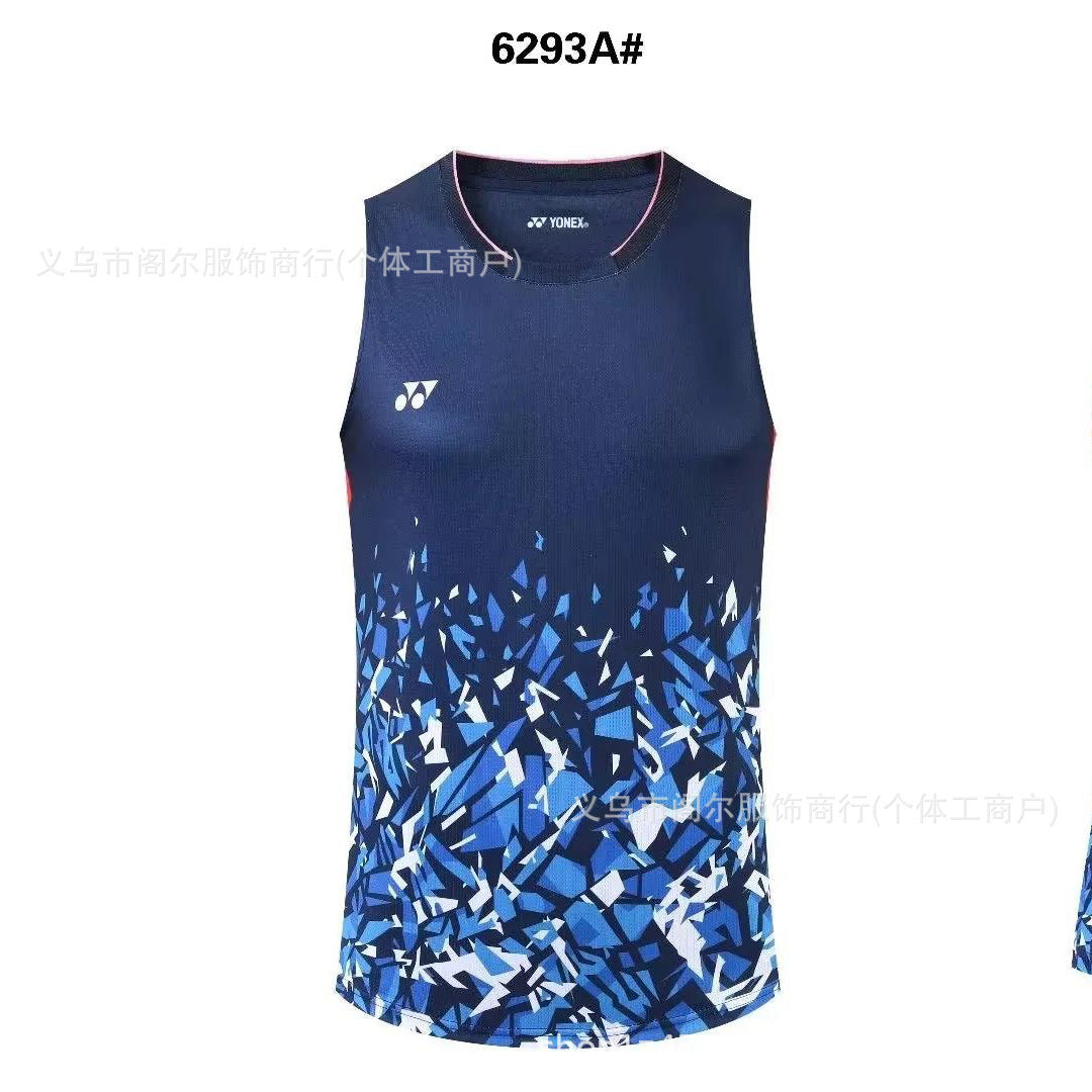 Sleeveless badminton jersey-Men