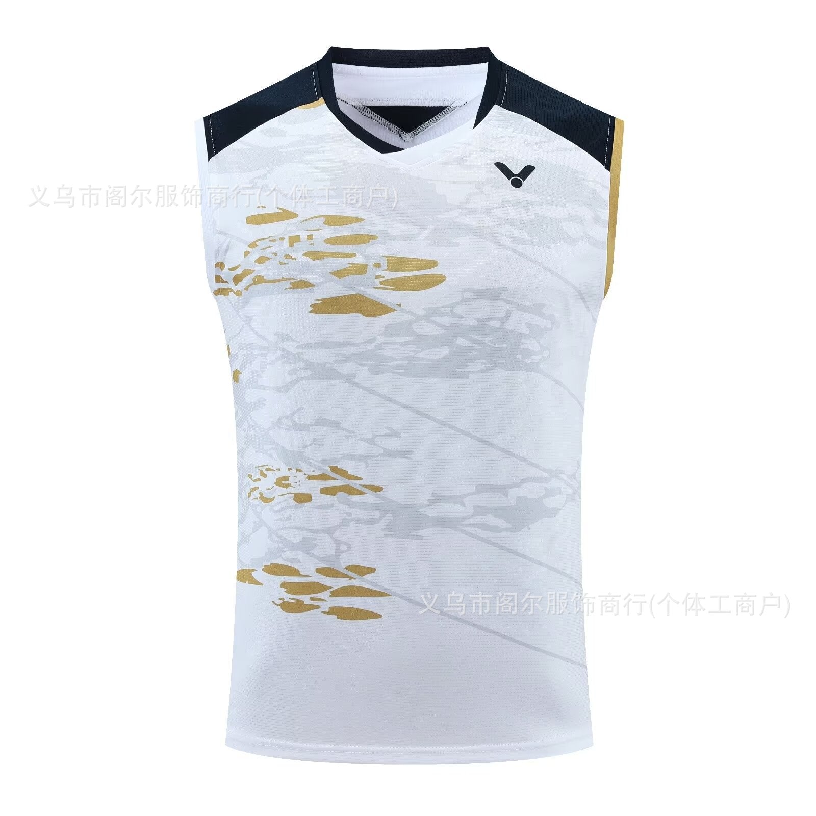 victor sleeveless badminton T shirt for Men