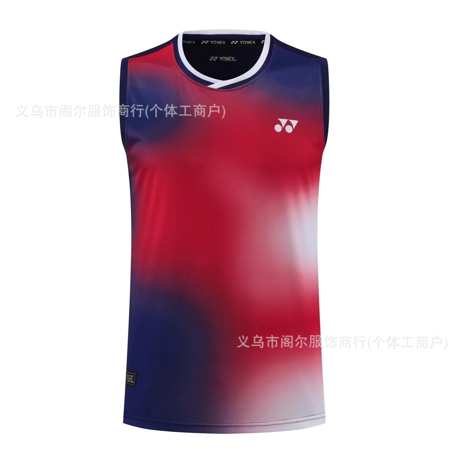 Sleeveless badminton jersey-Men