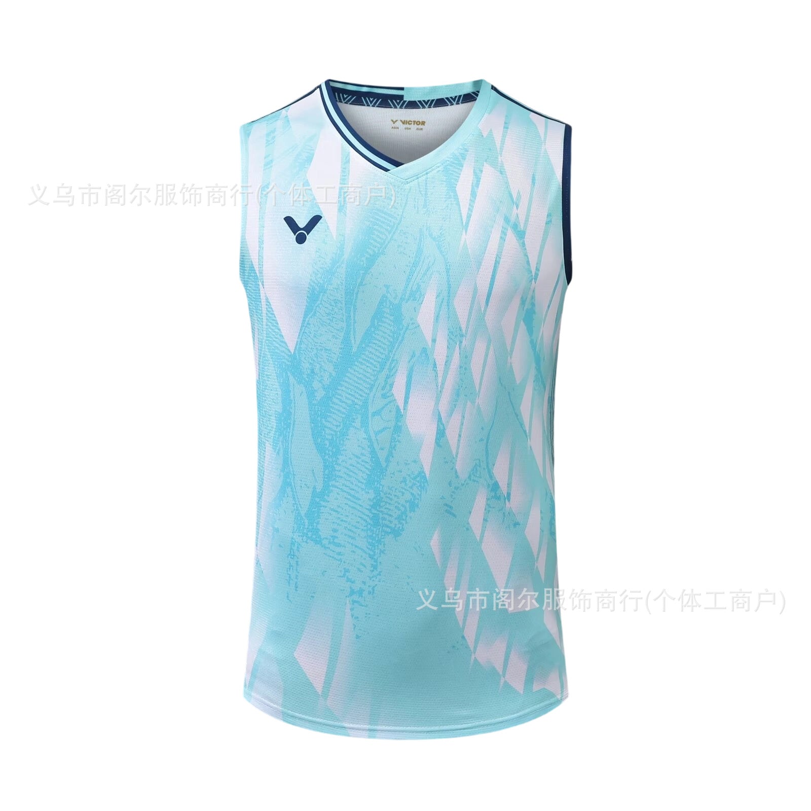 victor sleeveless badminton T shirt for Men
