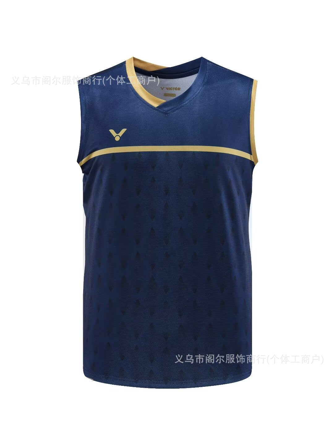 victor sleeveless badminton T shirt for Men