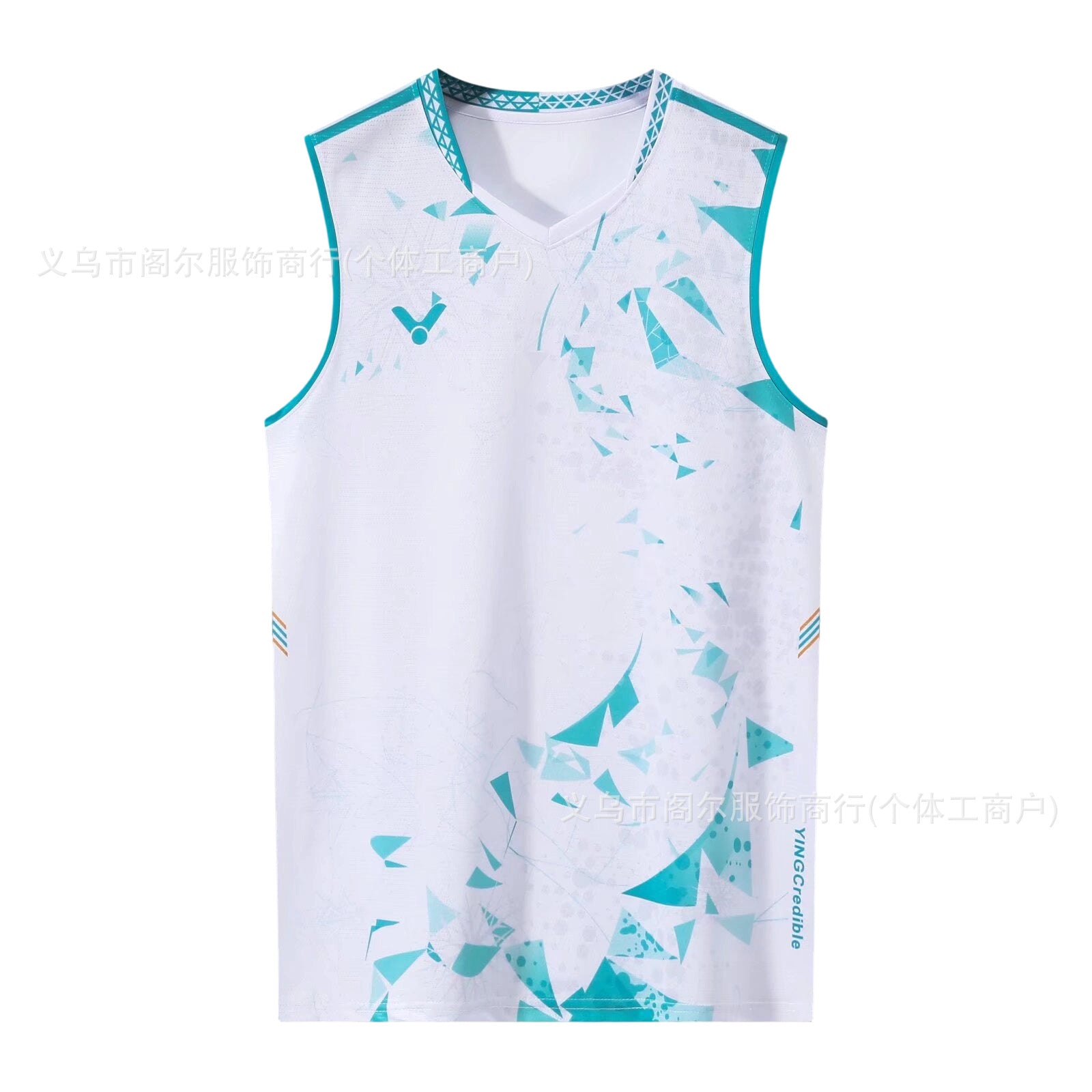 victor sleeveless badminton T shirt for Men