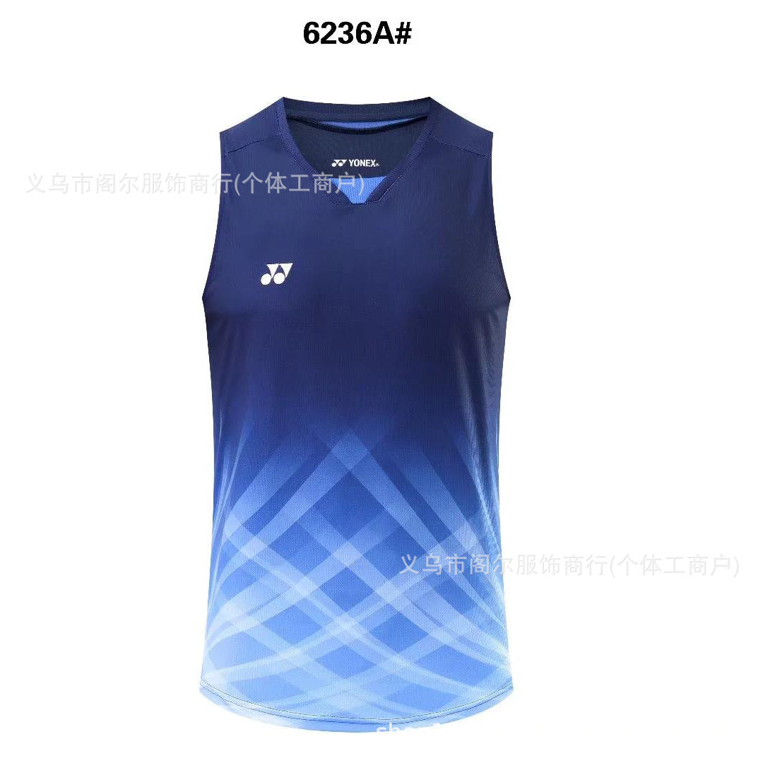 Sleeveless badminton jersey-Men