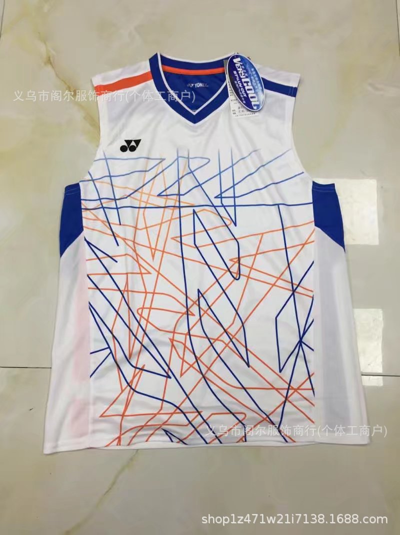 victor sleeveless badminton T shirt for Men
