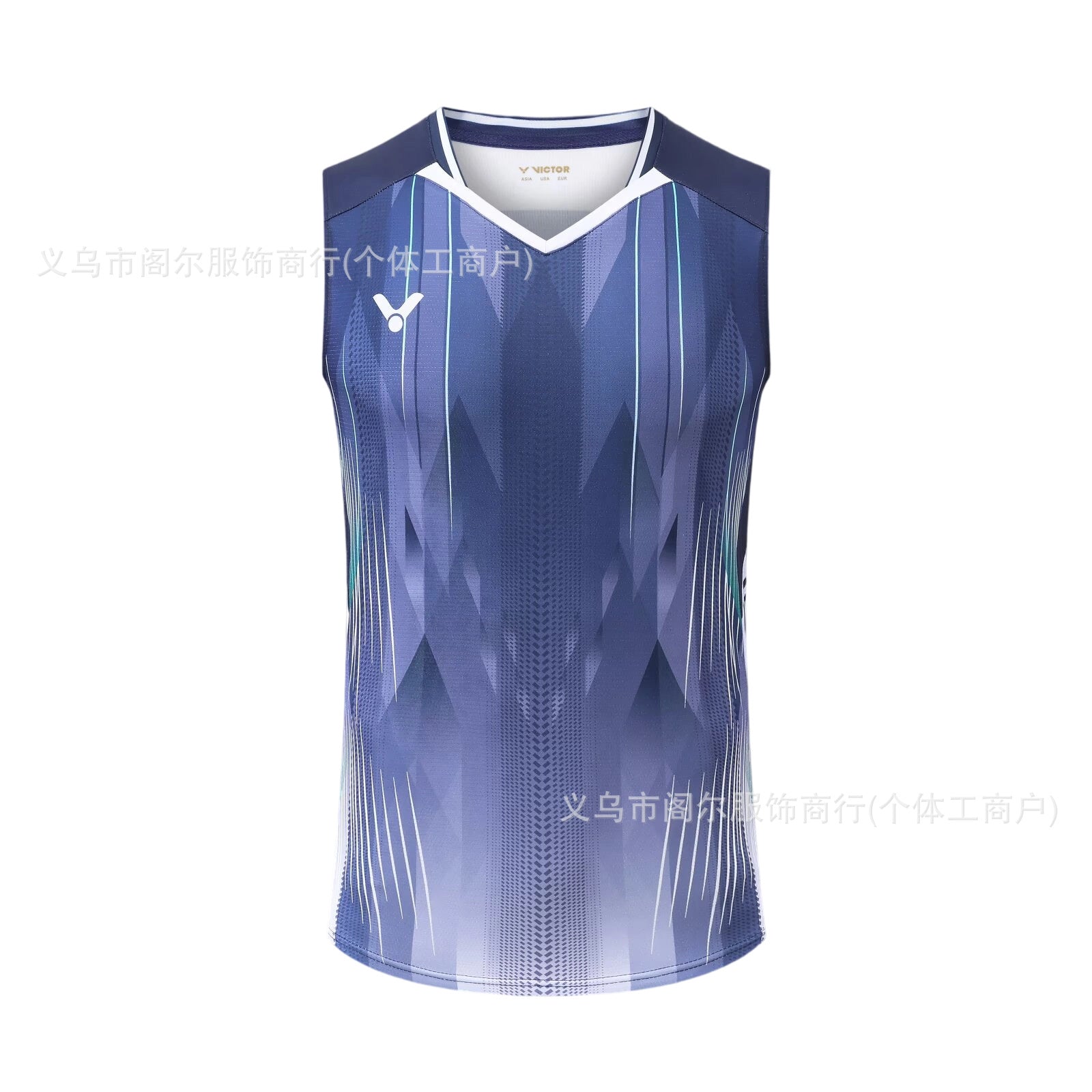 victor sleeveless badminton T shirt for Men