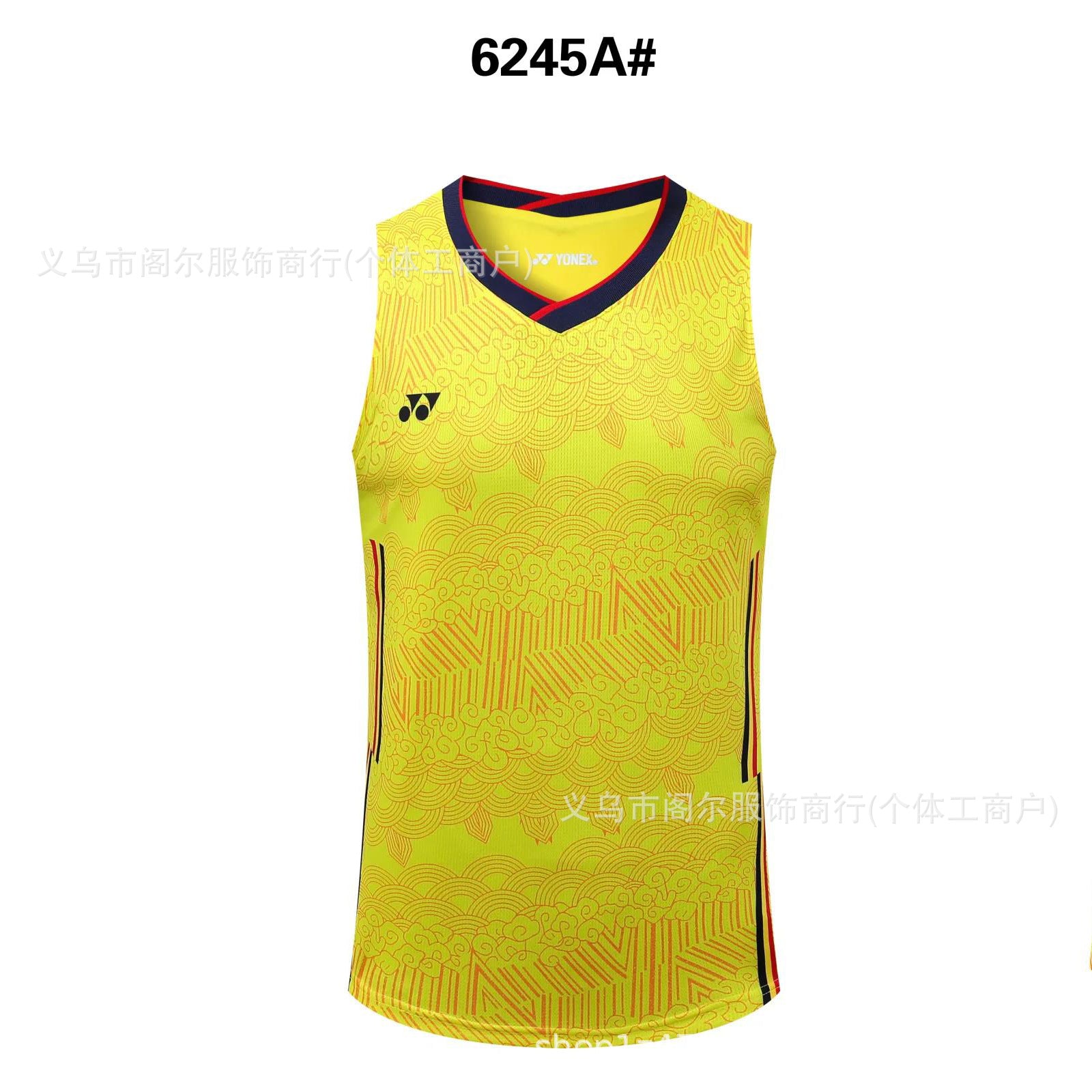 Sleeveless badminton jersey-Men