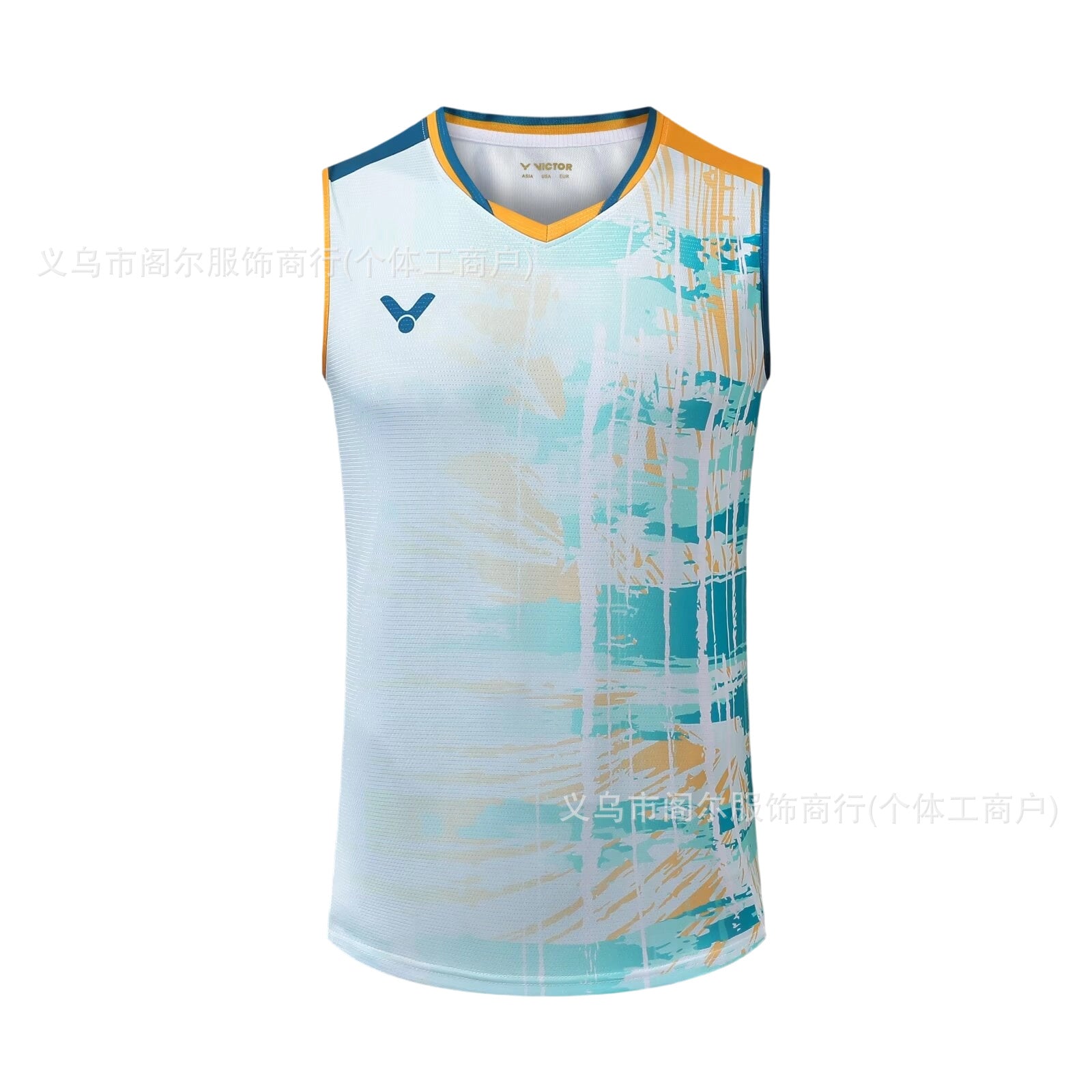 victor sleeveless badminton T shirt for Men