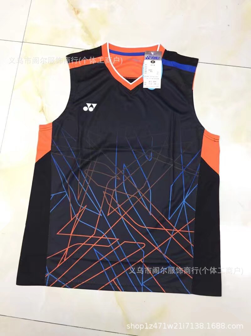 victor sleeveless badminton T shirt for Men