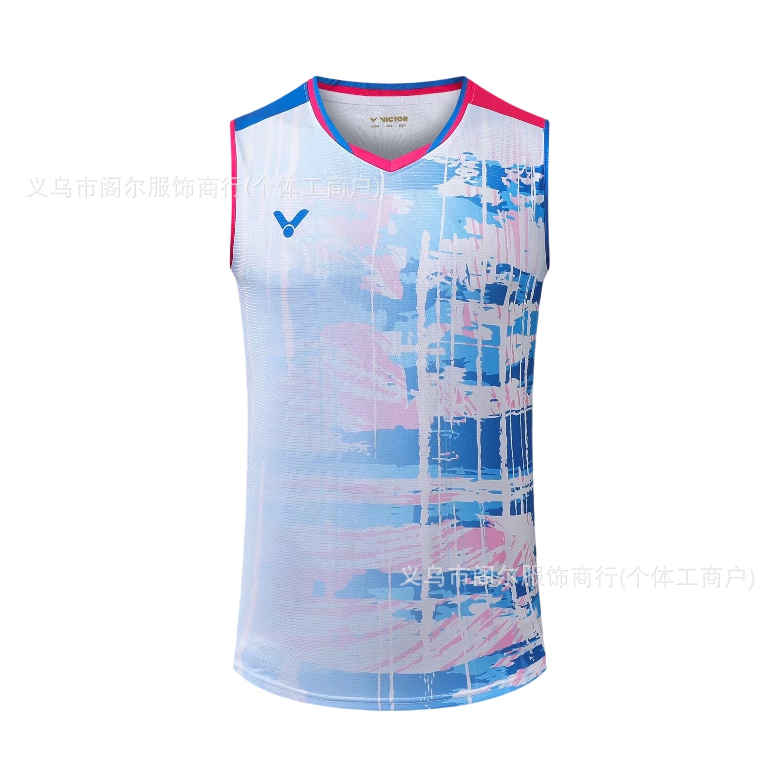 victor sleeveless badminton T shirt for Men