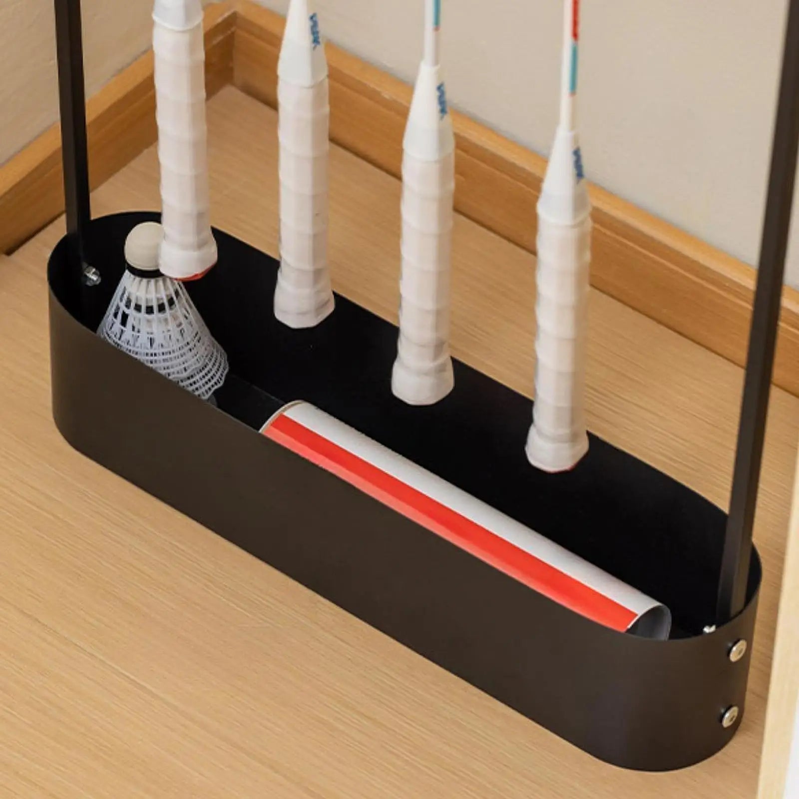 Stativ til badmintonketsjere