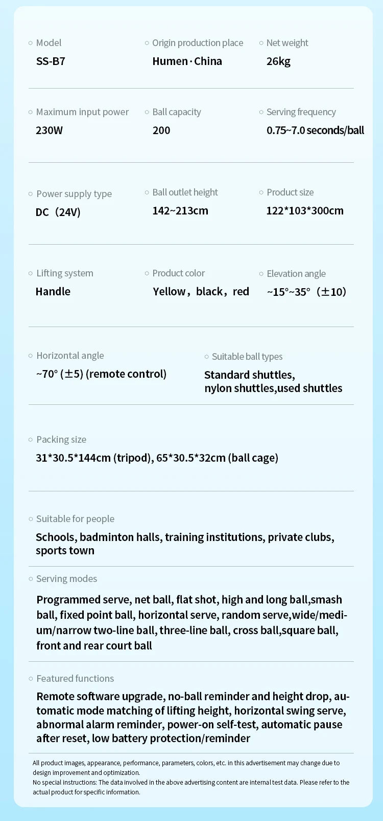 NEW Siboasi B7 Ny model