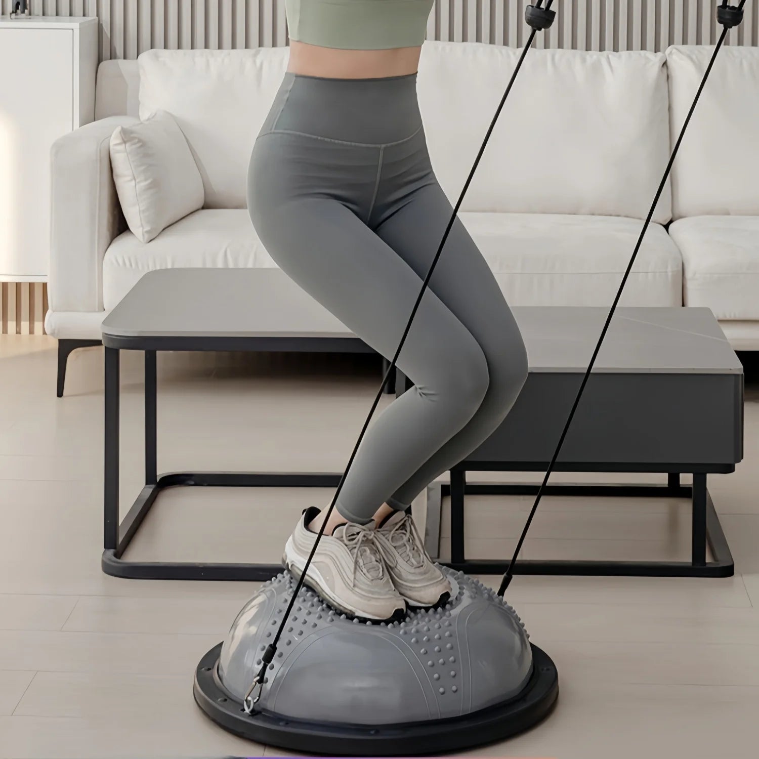 46/58 cm half exercise ball / 660 lbs capacity